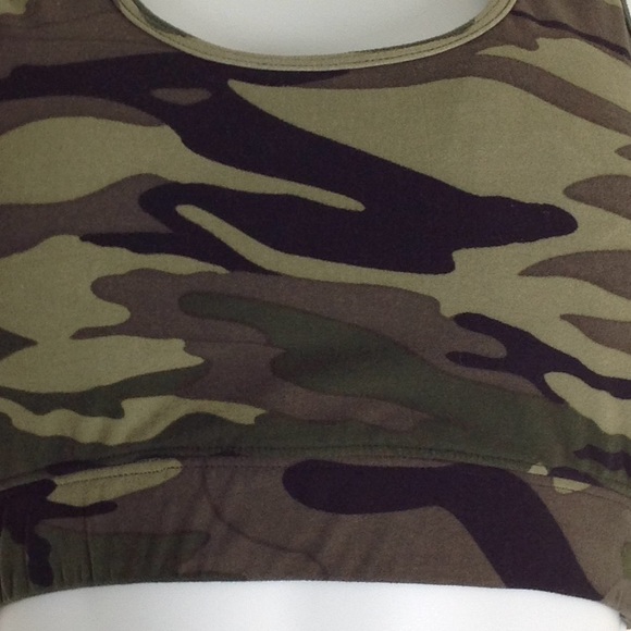 Fit In Brown Camo Sport Bra - Picture 5 of 9
